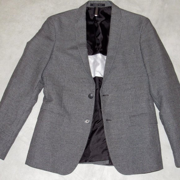 ZARA MEN NICE BLAZER SZ 48 OR US 38 S / M - Picture 9 of 12